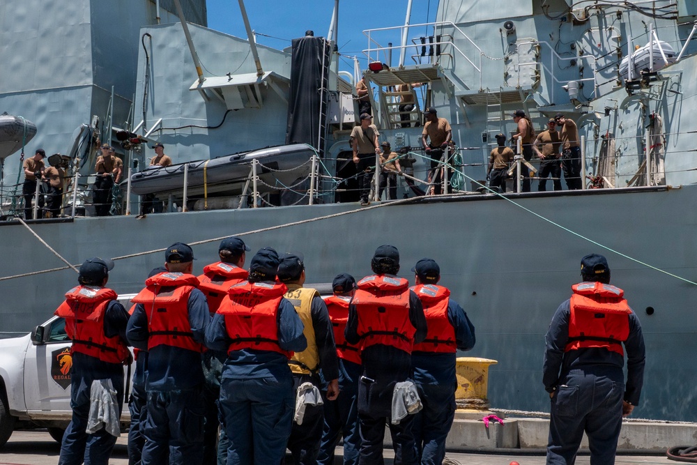 HMCS Charlottetown Arrives at NBSD
