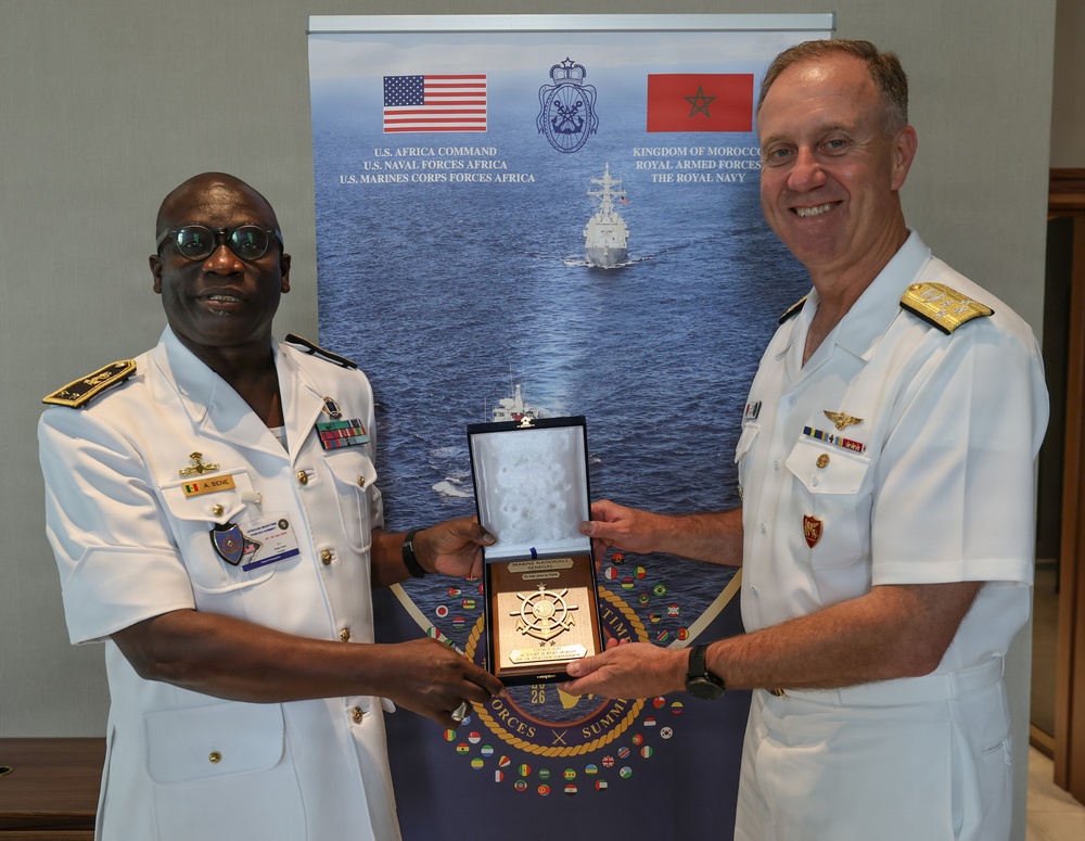AMFS 2026 cultural gift exchange with Senegalese Navy