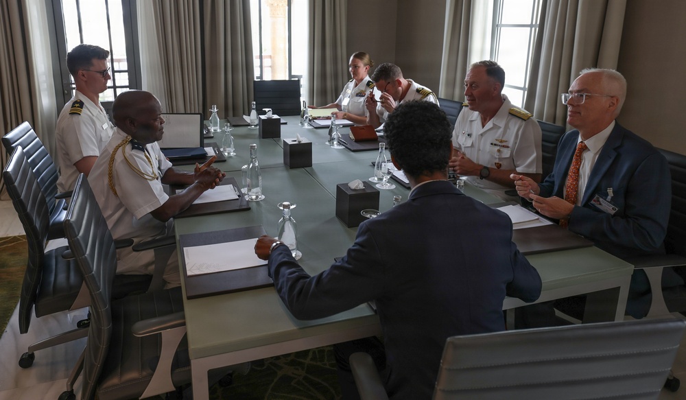 AMFS 2026 U.S. Navy discusses maritime security with Gabonese Navy