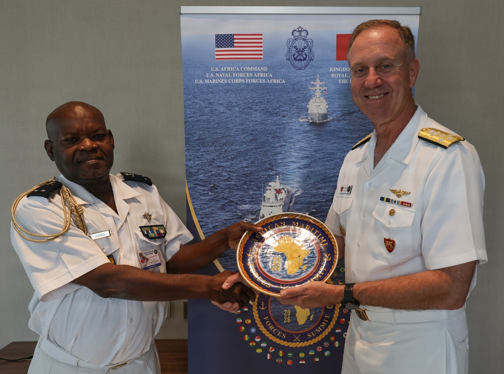 AMFS 2026 cultural gift exchange with Gabonese Navy