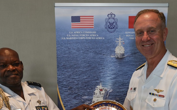 AMFS 2026 cultural gift exchange with Gabonese Navy