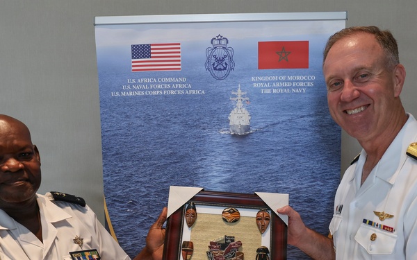 AMFS 2026 cultural gift exchange with Gabonese Navy