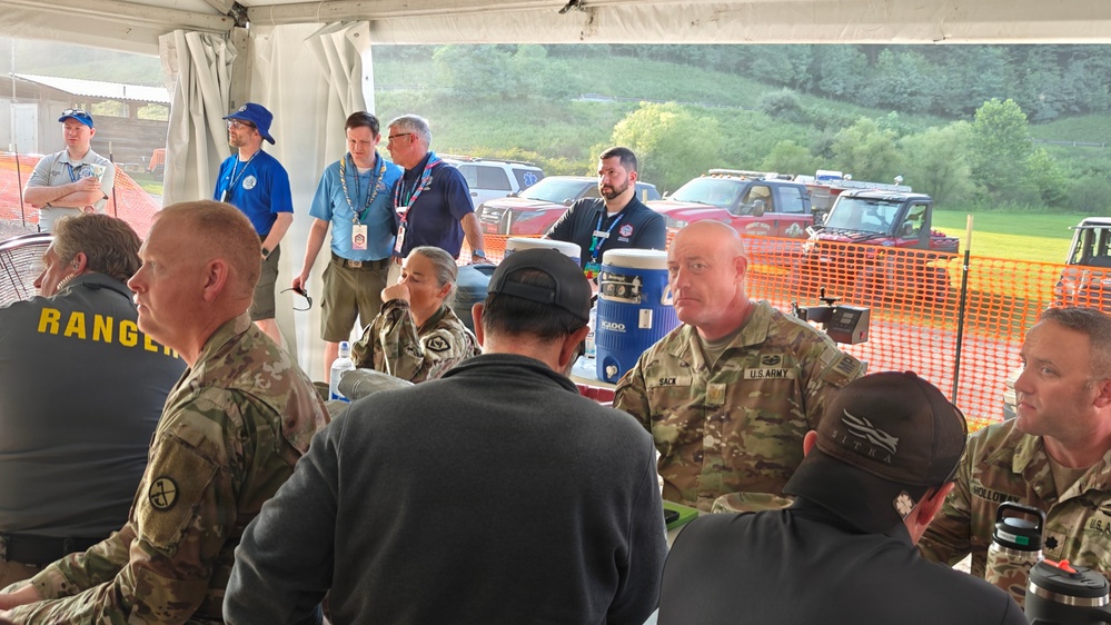 Scout Jamboree, W.Va. Guard Joint Task Force, finalize incident management coordination before opening day
