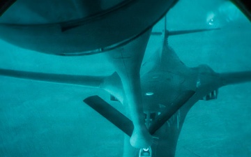 Night/day: B-1 comes out to play