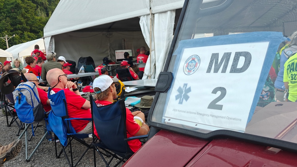 Scout Jamboree, W.Va. National Guard, agencies, talk incident management prior to opening day