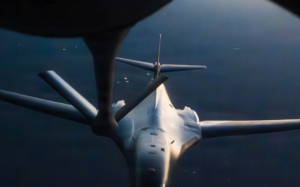 Night/day: B-1 comes out to play