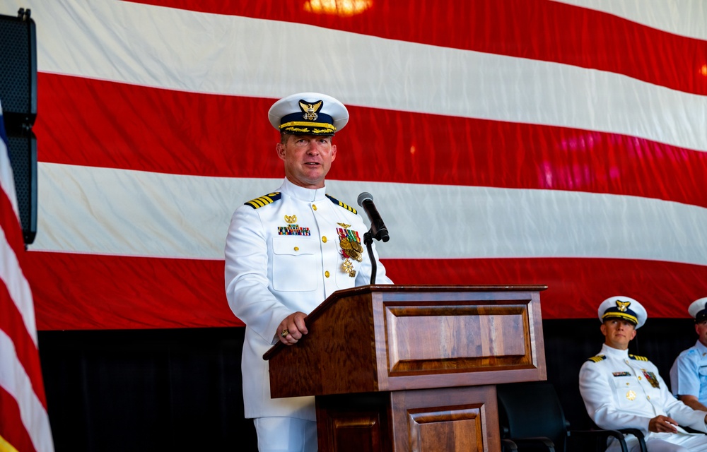 Coast Guard Helicopter Interdiction Tactical Squadron holds change of command ceremony