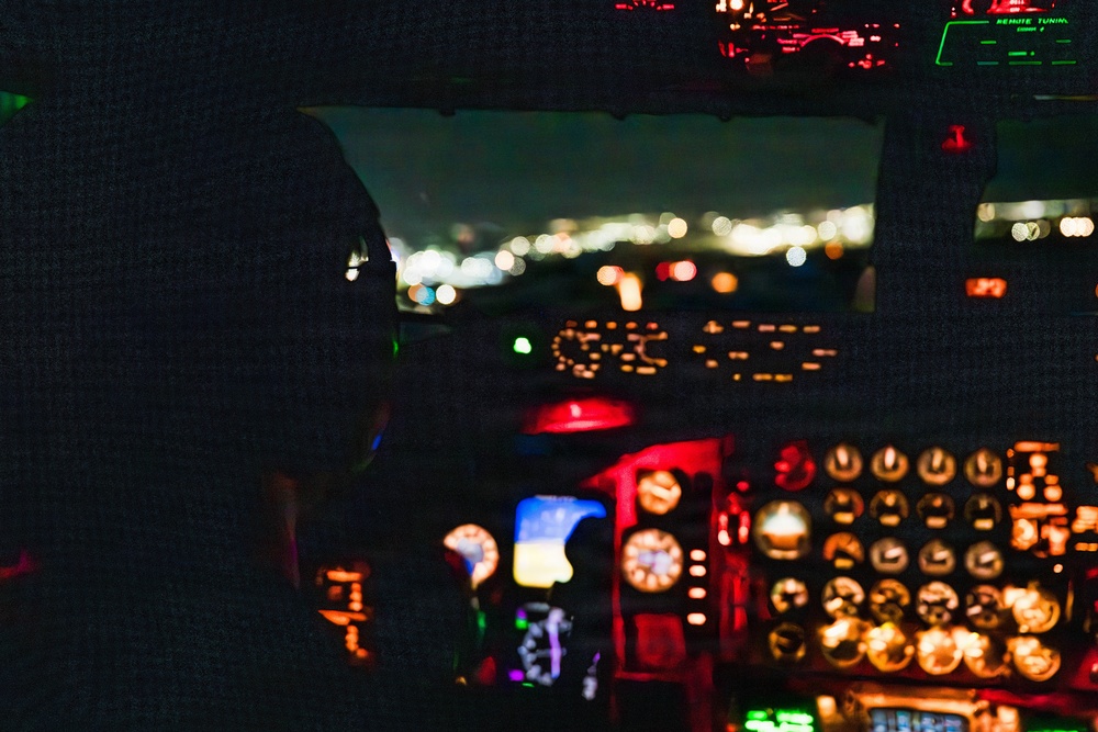 Night/day: B-1 comes out to play