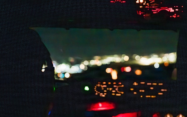 Night/day: B-1 comes out to play