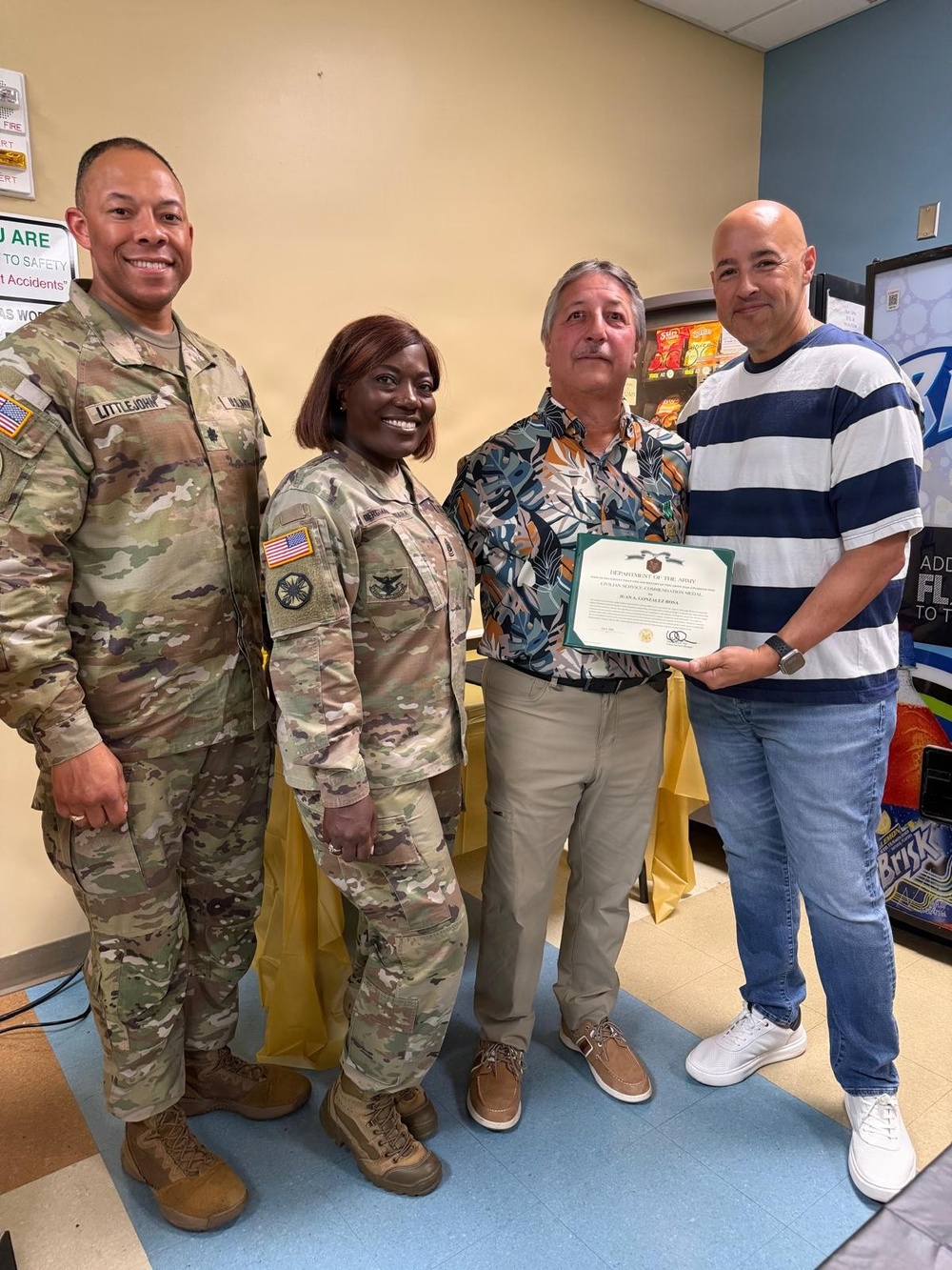 Fort Buchanan honors longtime public works leader after 24 years of service