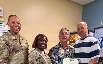 Fort Buchanan honors longtime public works leader after 24 years of service