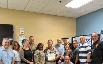 Fort Buchanan honors longtime public works leader after 24 years of service