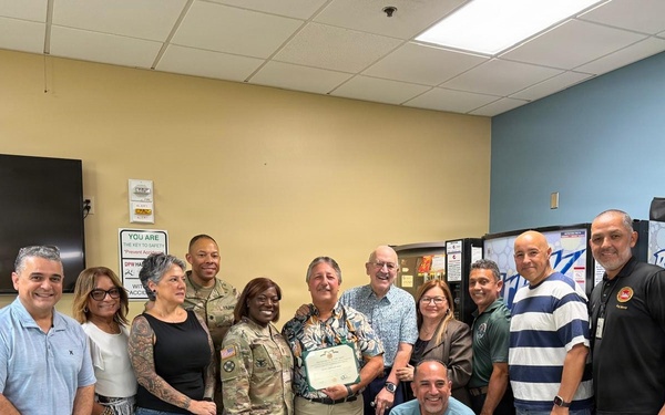 Fort Buchanan honors longtime public works leader after 24 years of service