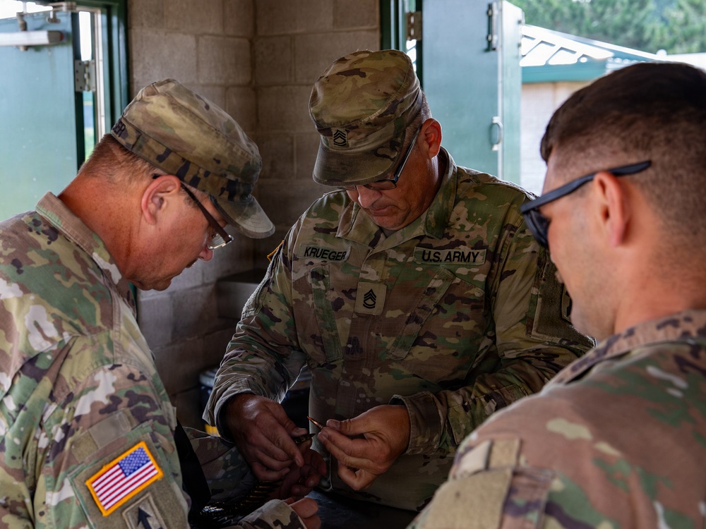 Wisconsin Army National Guard Soldiers conduct Live-Fire