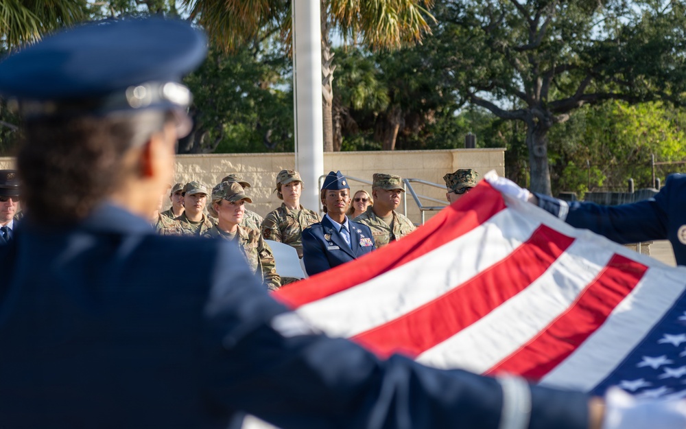 MacDill celebrates the induction of its newest ceremonial guardsmen
