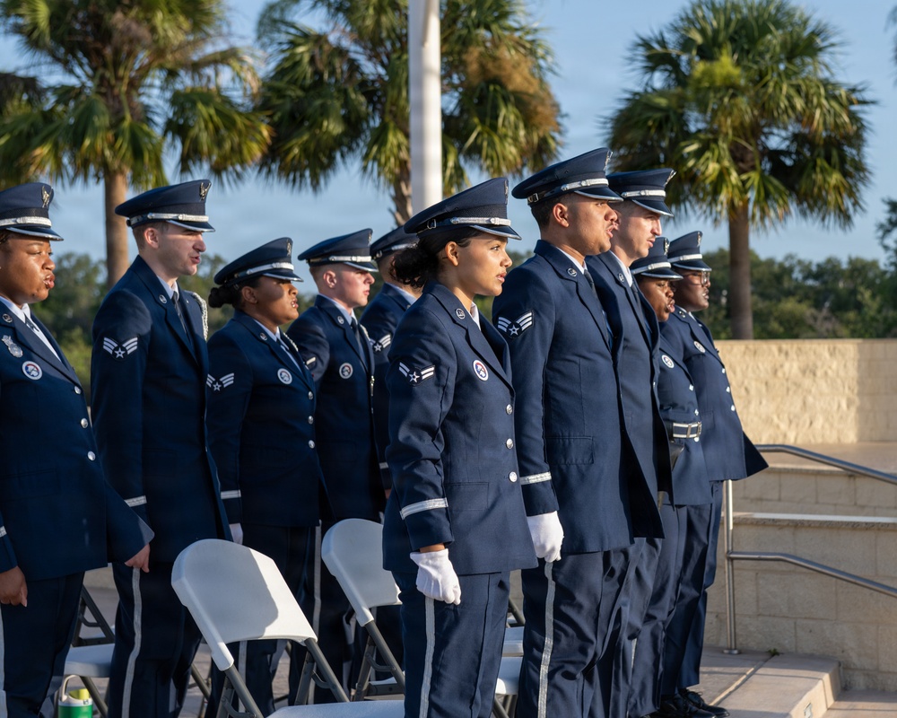 MacDill celebrates the induction of its newest ceremonial guardsmen