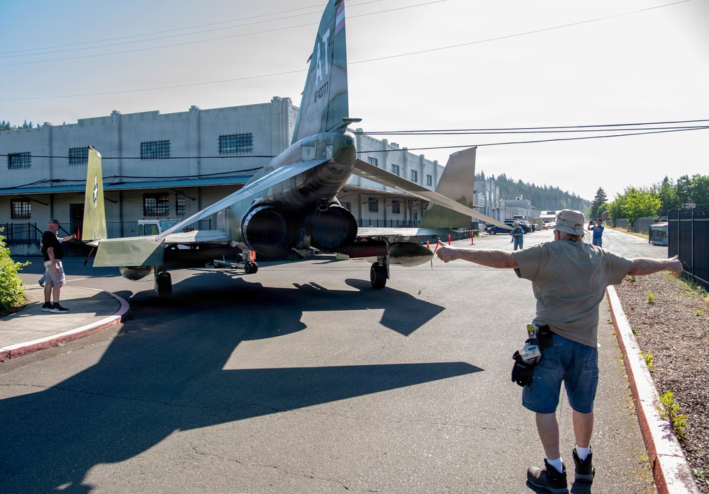 Oregon Military Museum installation of U.S. Air Force F-4 Phantom II