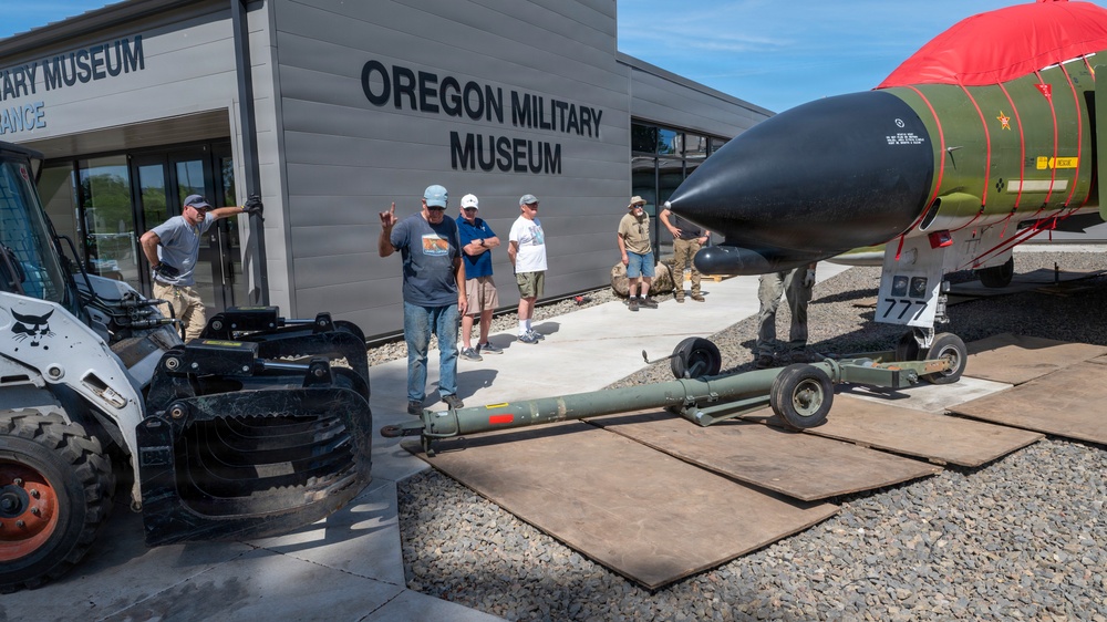 Oregon Military Museum installation of U.S. Air Force F-4 Phantom II