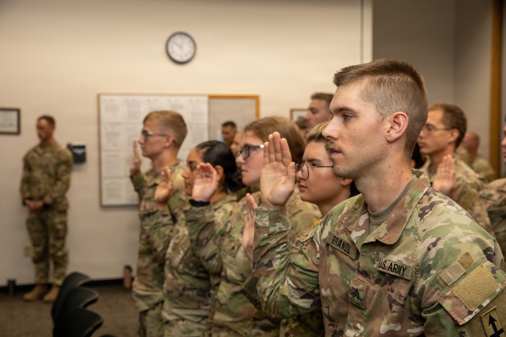 32nd Infantry Brigade Welcomes New Noncommissioned Officers