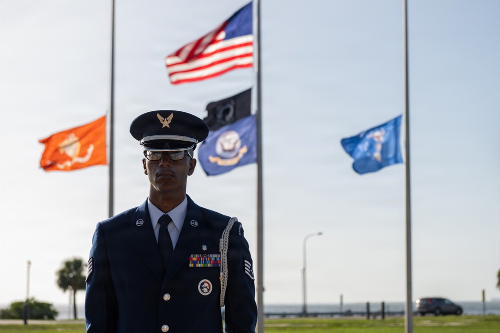MacDill celebrates the induction of its newest ceremonial guardsmen