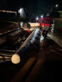 W. Va. Gaurd Swift Water Rescue Team supports flood response efforts