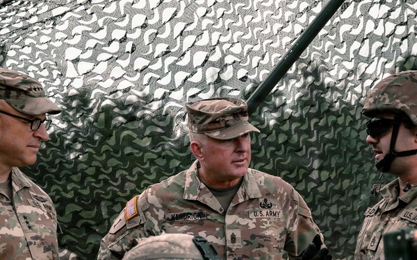 Army National Guard command team visits Ohio ARNG members during inaugural combat readiness exercise