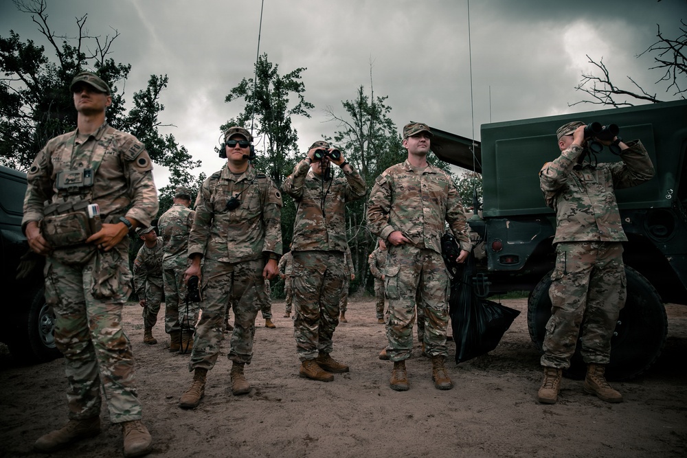 Army National Guard command team visits Ohio ARNG members during inaugural combat readiness exercise