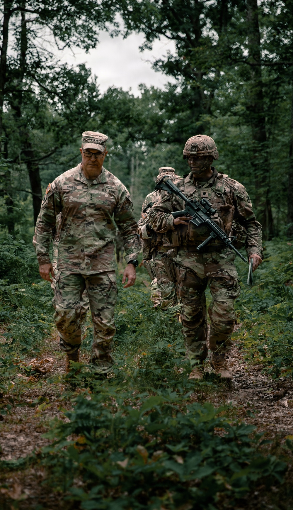 Army National Guard command team visits Ohio ARNG members during inaugural combat readiness exercise