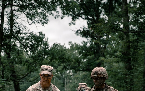 Army National Guard command team visits Ohio ARNG members during inaugural combat readiness exercise