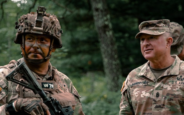 Army National Guard command team visits Ohio ARNG members during inaugural combat readiness exercise