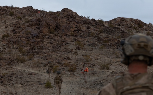 U.S. Marines Conduct Platoon Attacks at Range 410A during ITX 4-26