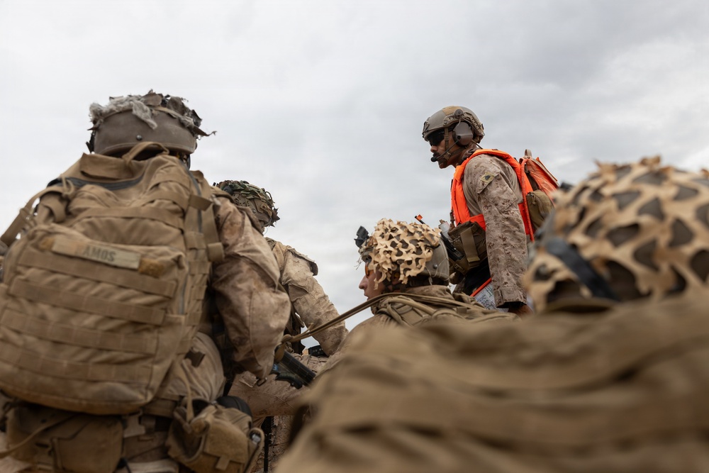 U.S. Marines Conduct Platoon Attacks at Range 410A during ITX 4-26