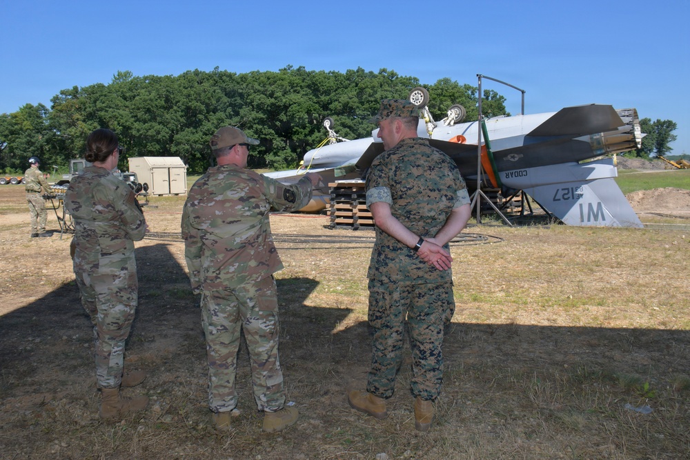 Volk Field hosts multinational aircraft crash recovery training