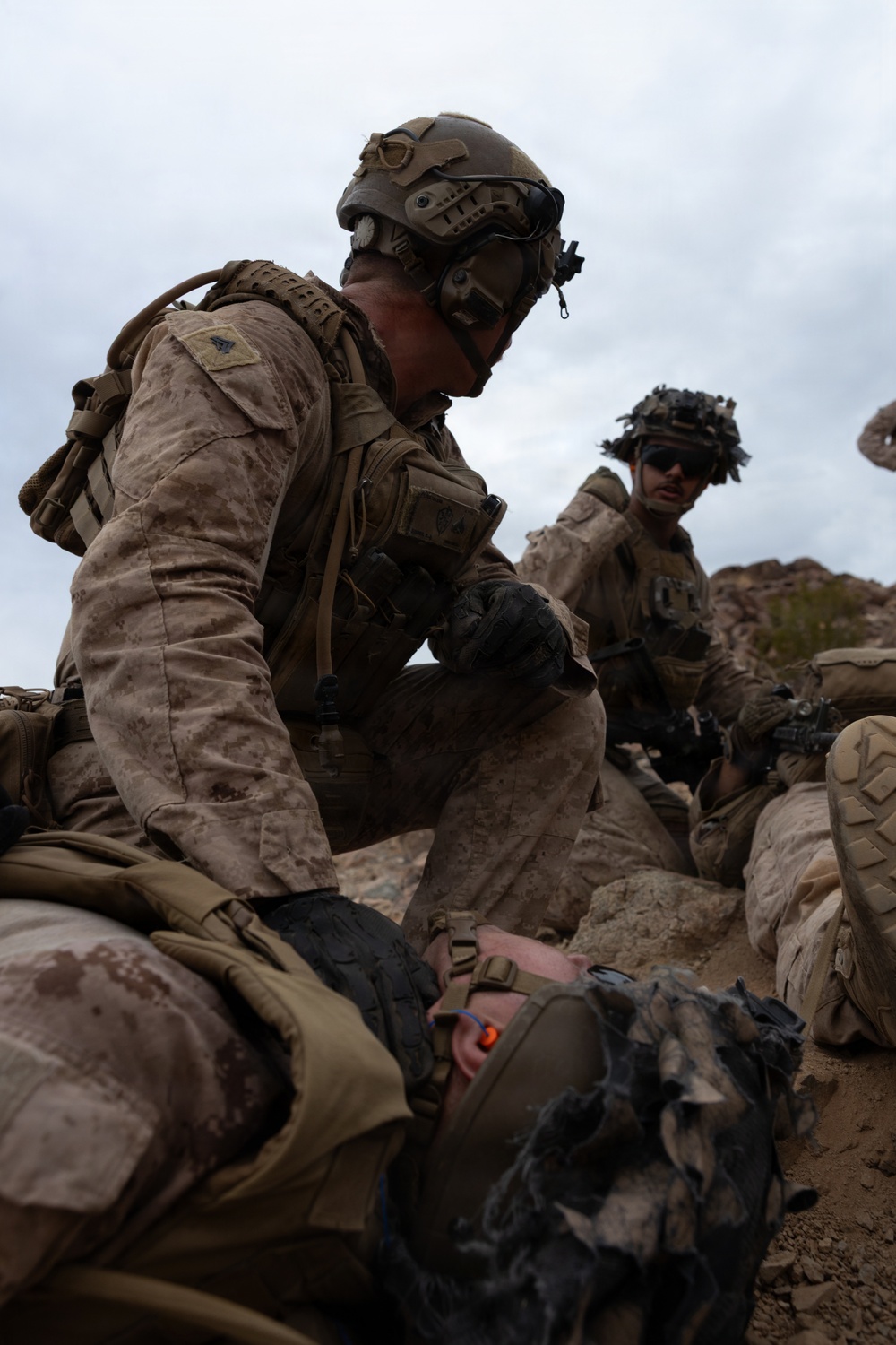 U.S. Marines Conduct Platoon Attacks at Range 410A during ITX 4-26