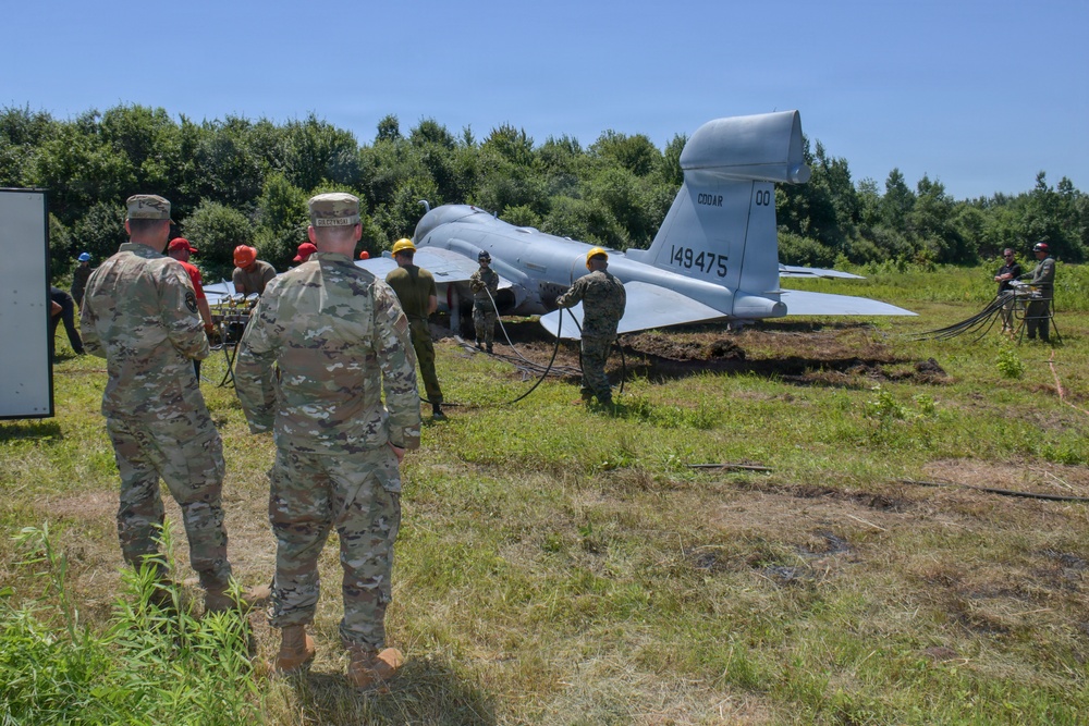 Volk Field hosts multinational aircraft crash recovery training