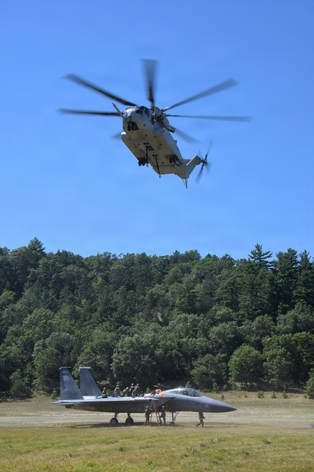 Volk Field hosts multinational aircraft crash recovery training