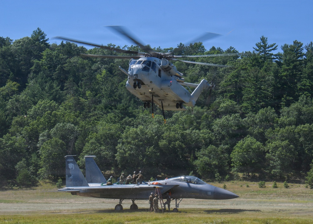 Volk Field hosts multinational aircraft crash recovery training