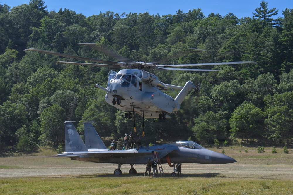 Volk Field hosts multinational aircraft crash recovery training