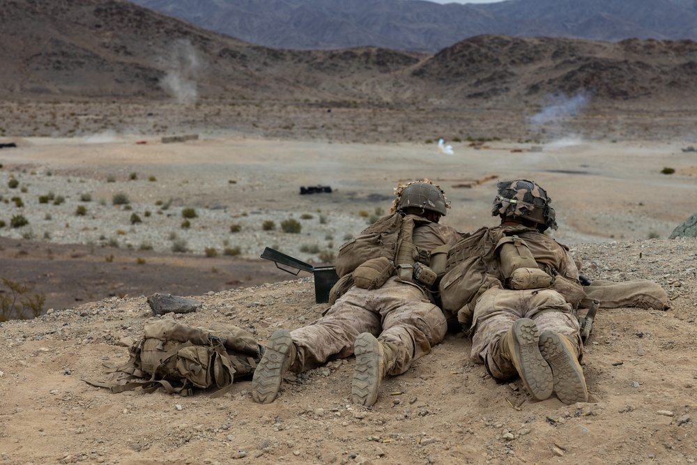 U.S. Marines Conduct Platoon Attacks at Range 410A during ITX 4-26