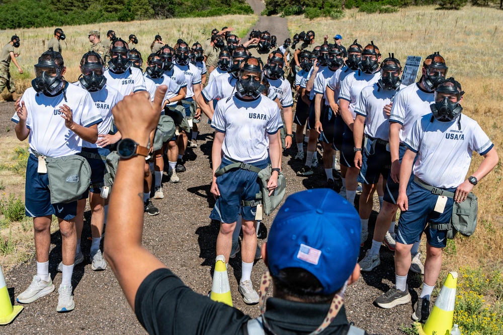 U.S. Air Force Academy Basic Cadet Training CBRN Defense Training