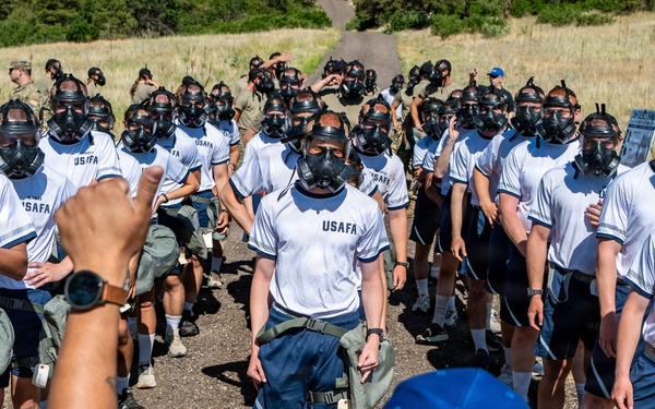 U.S. Air Force Academy Basic Cadet Training CBRN Defense Training