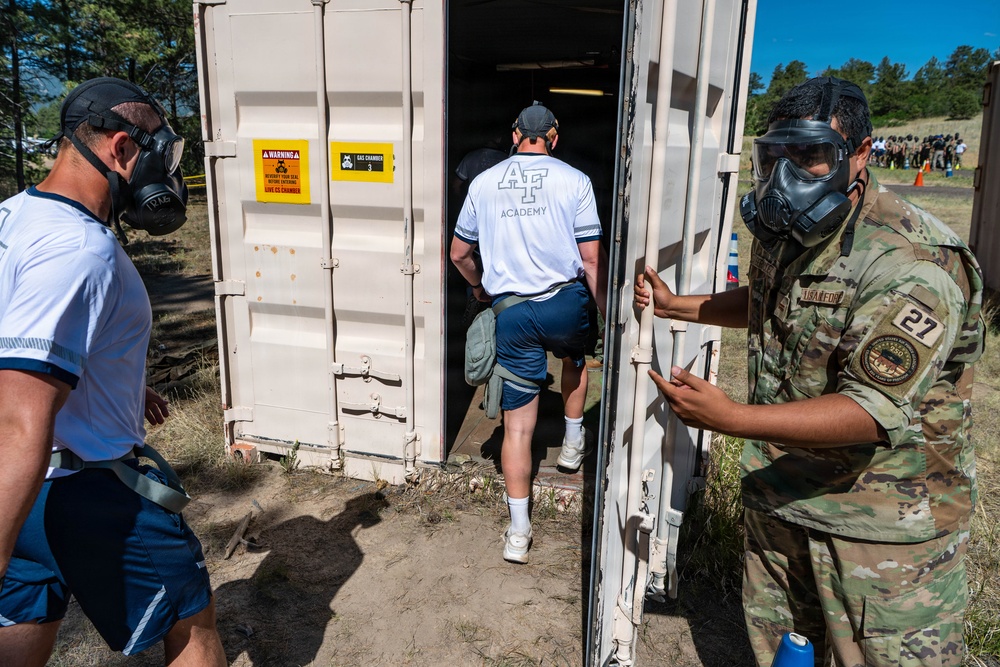 U.S. Air Force Academy Basic Cadet Training CBRN Defense Training