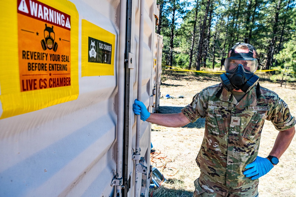U.S. Air Force Academy Basic Cadet Training CBRN Defense Training