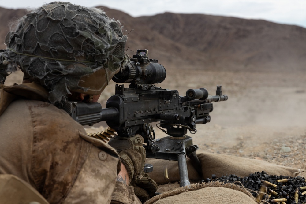 U.S. Marines Conduct Platoon Attacks at Range 410A during ITX 4-26