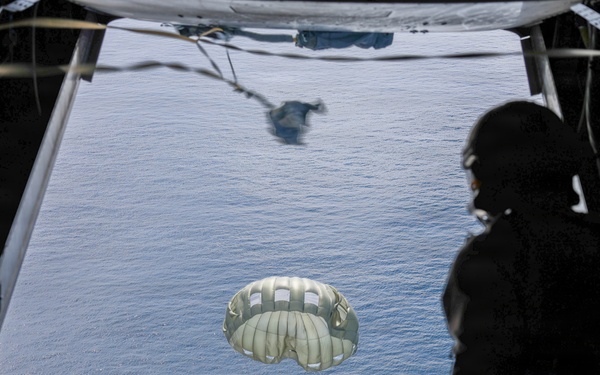 EOD Group Performs Jump Exercises Over San DIego