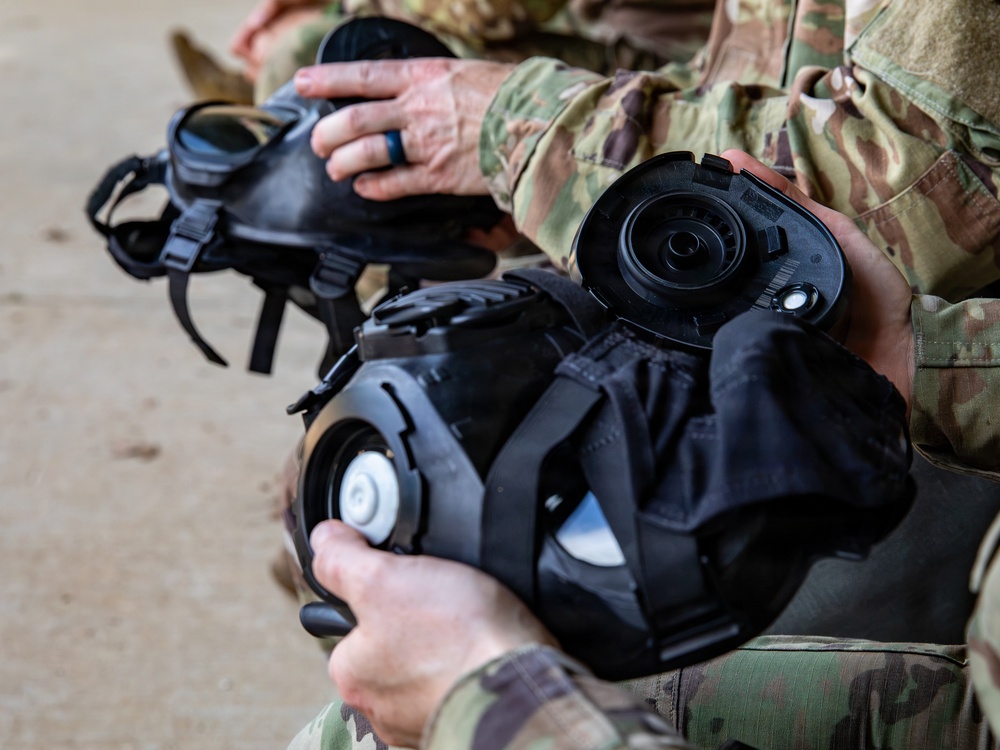 Wisconsin Army National Guard Soldiers Conduct CBRN Exercise