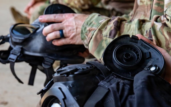 Wisconsin Army National Guard Soldiers Conduct CBRN Exercise
