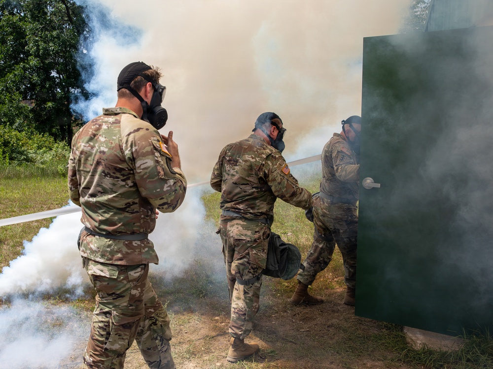 Wisconsin Army National Guard Soldiers Conduct CBRN Exercise