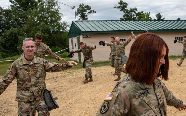 Wisconsin Army National Guard Soldiers Conduct CBRN Exercise