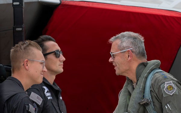 Gen. Kenneth Wilsbach flies F-22 Raptor to EAA AirVenture Oshkosh 2026